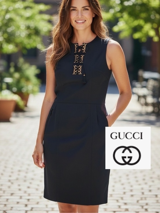 Gucci Dresses & Skirts - GUCCI black dress, 38 (XS)  GD1265